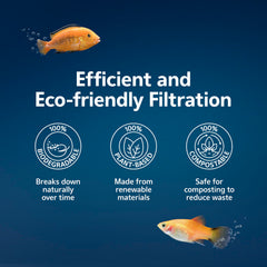 Fibra vegetal con carbón activado EcoRenew para eliminar impurezas y olores