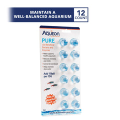 Aqueon PURE sphere design demonstrates time-release bacteria and enzymes in action.