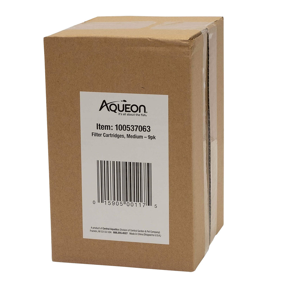 Aqueon QuietFlow-compatible Medium cartridge image shows easy integration with common filters.