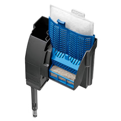 Aqueon Replacement Filter Cartridge Medium activated-carbon layer close-up supports cleaner water.