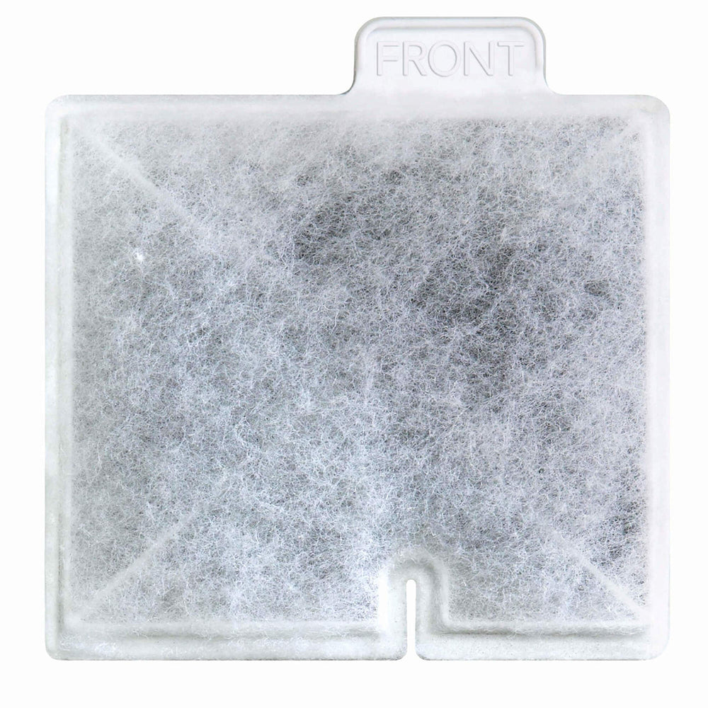 Aqueon replacement cartridge medium dense-floss cross-section shows dense media for efficient filtration.