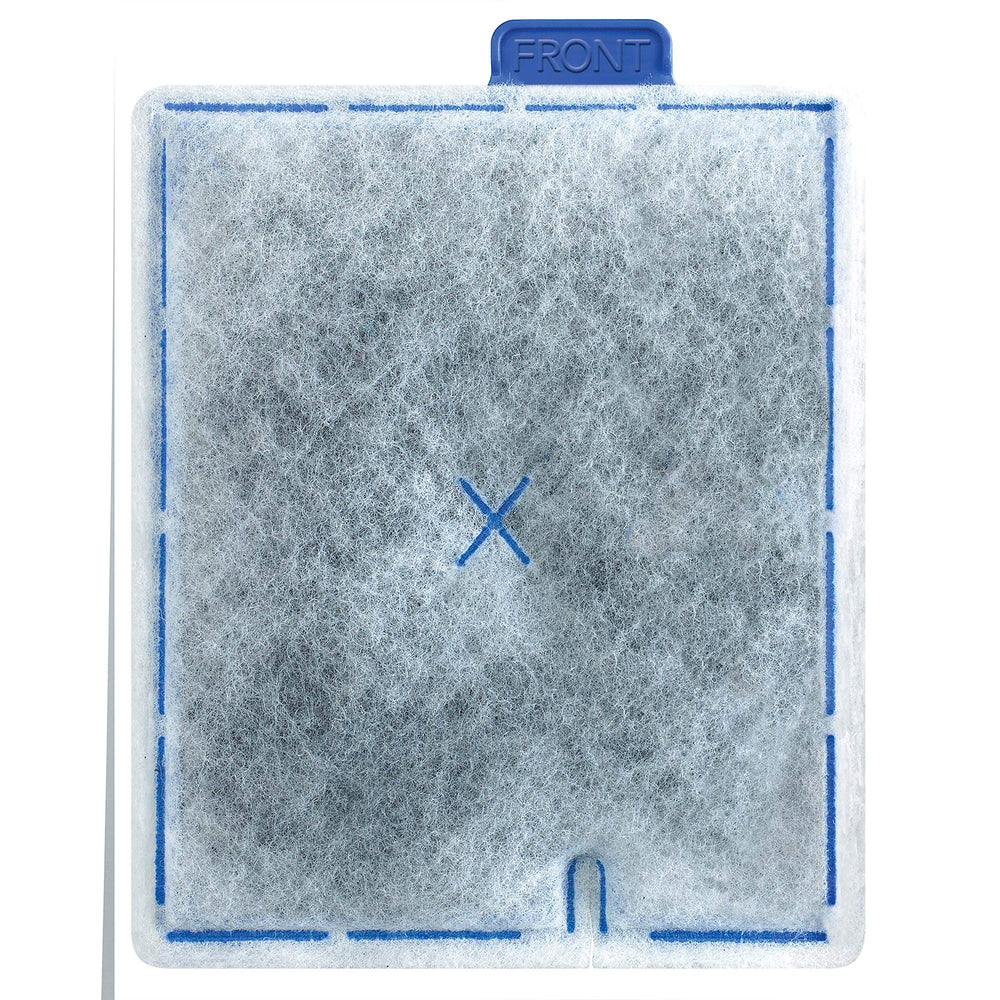 Aqueon Replacement Filter Cartridges Large back view highlights long-lasting carbon for better purification