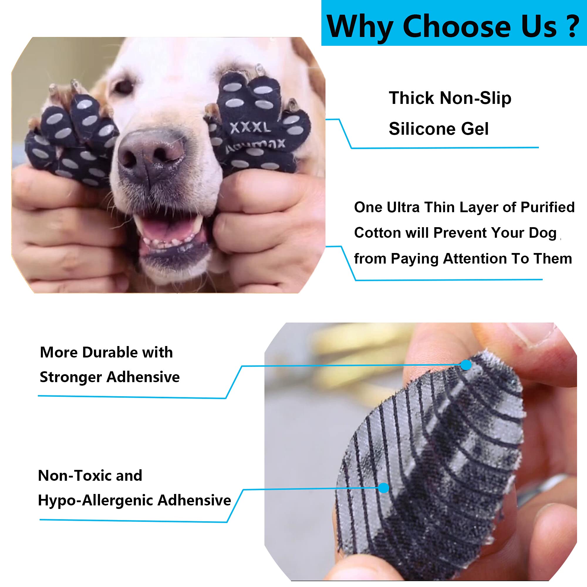 Aqumax paw grips cut-to-fit option for paw shape customization