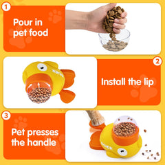 ARASTTA transparent shells with varied sizes to fit different kibble sizes