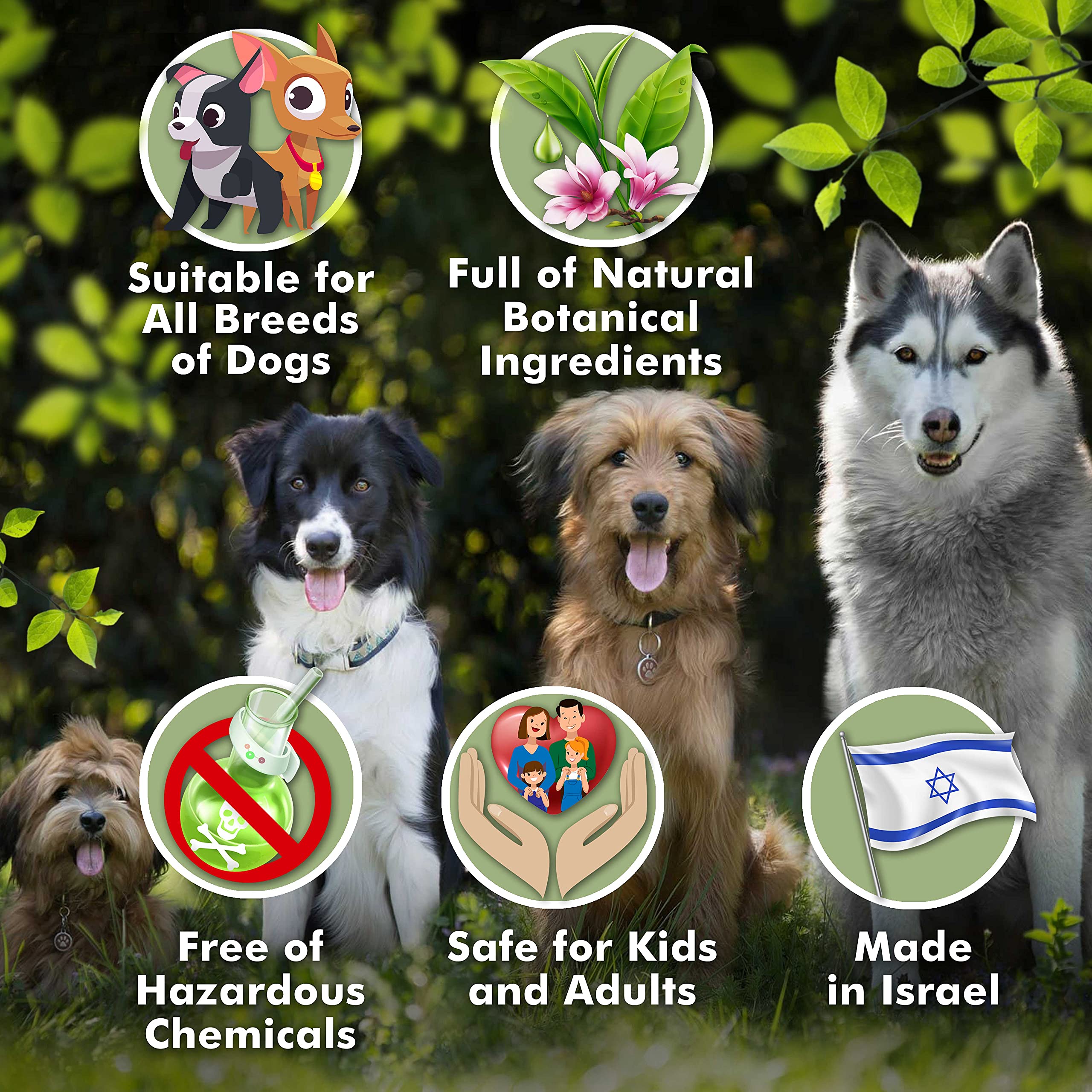 Arava shampoo for pets – soothing wash around paws and skin