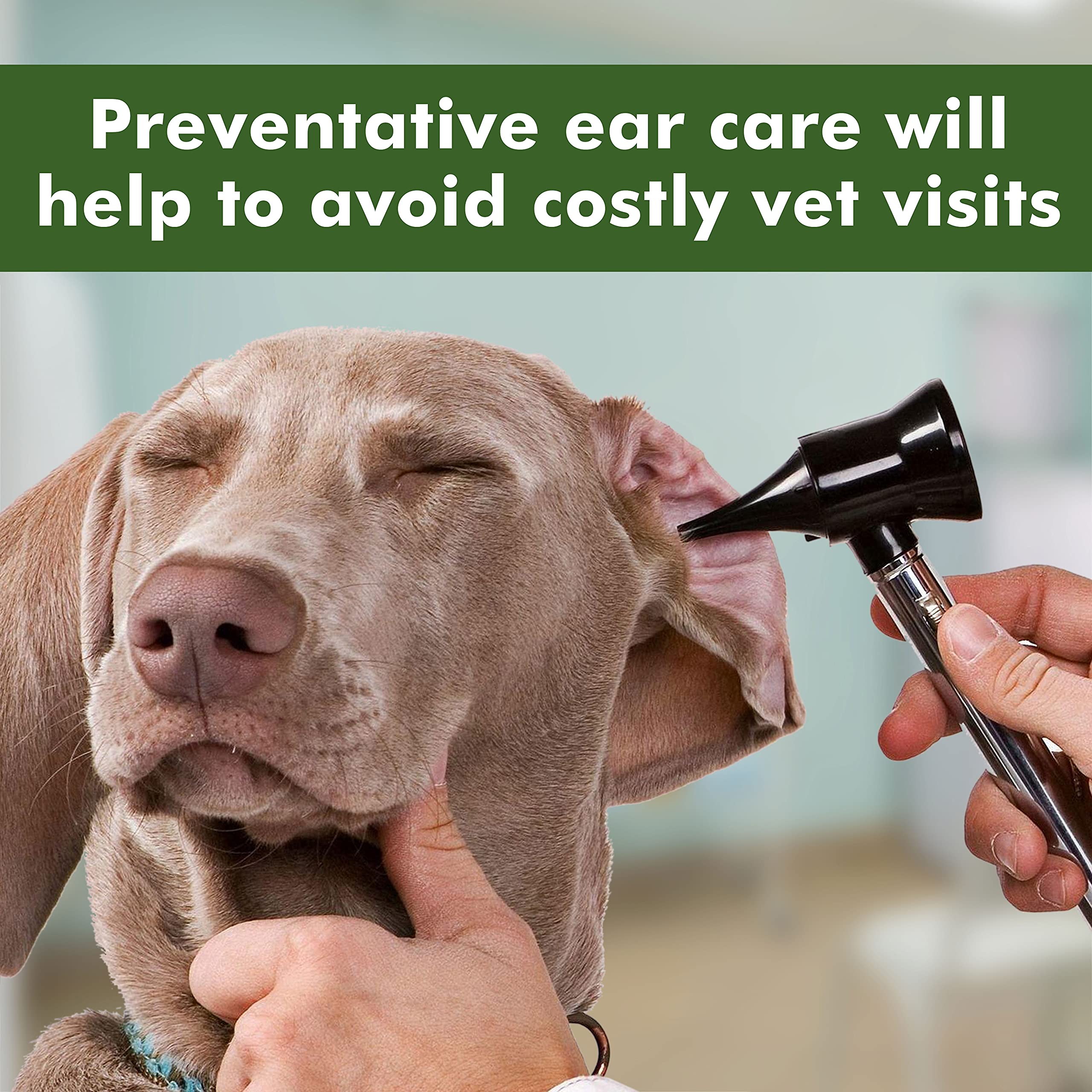 Arava packaged wipes dog-cat use illustrates convenient on-the-go ear hygiene.