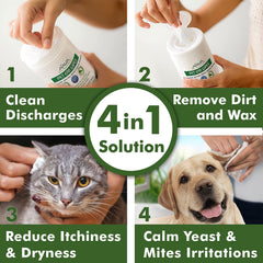 Arava skin-safe chamomile-aloe formula emphasizes gentle soothing care for pets.