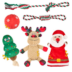 Arblina Christmas reindeer squeaky toy for interactive play sessions