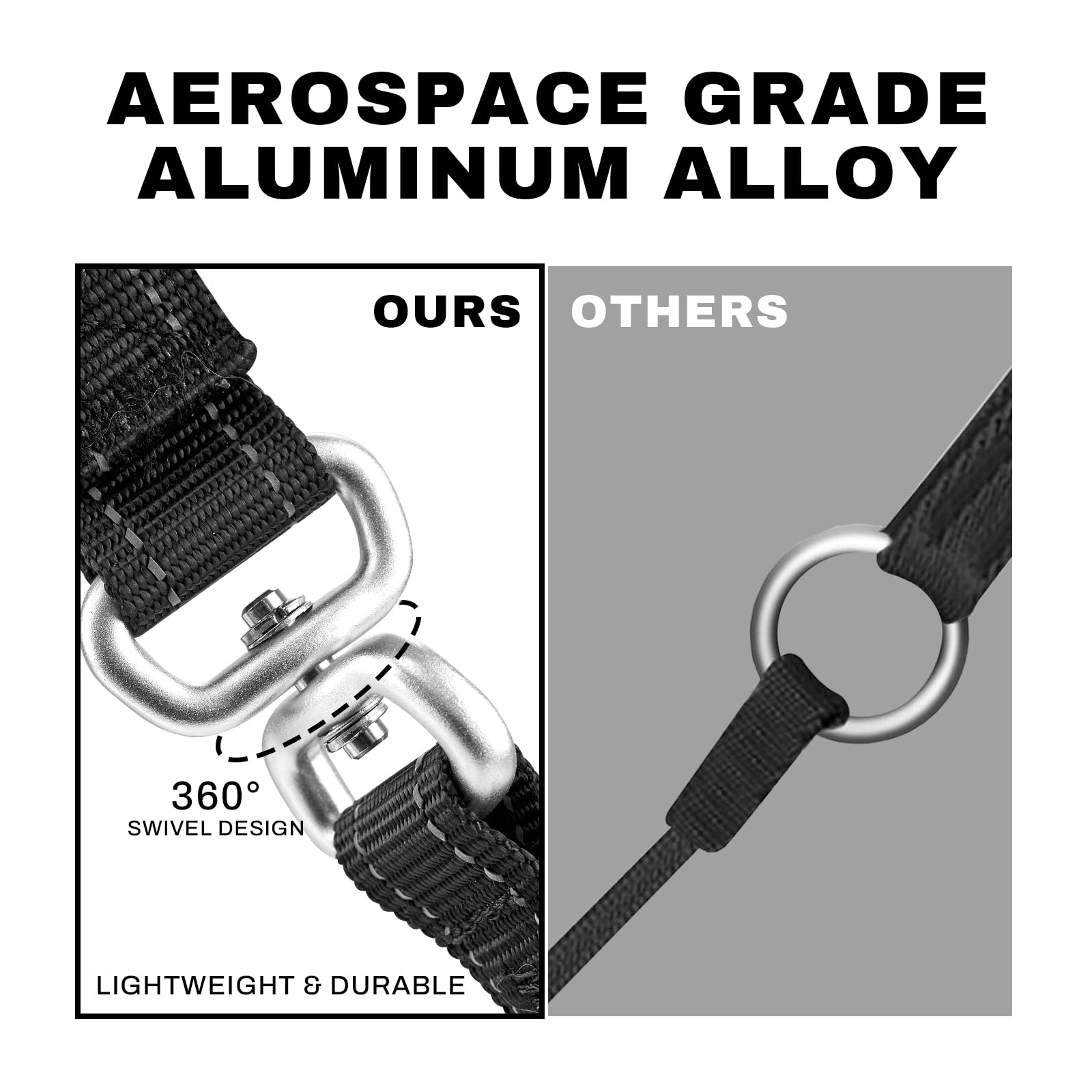 Arblina Slip Leads rope-diameter close-up emphasizes durable 0.8 cm cord for training.