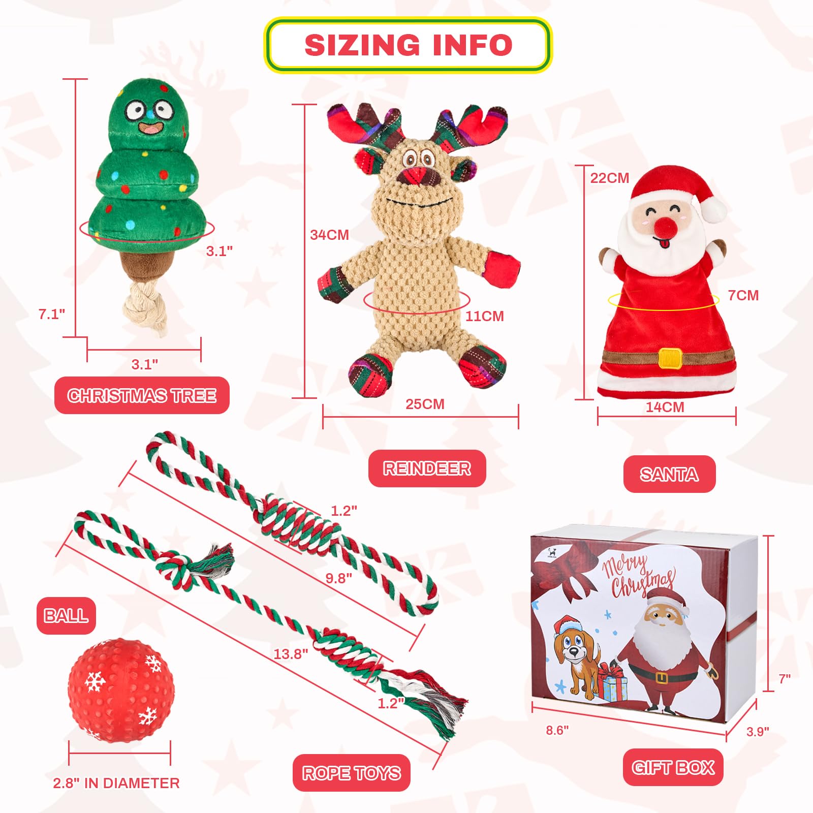 Arblina soft reindeer plush with pineapple fleece for gentle chewing