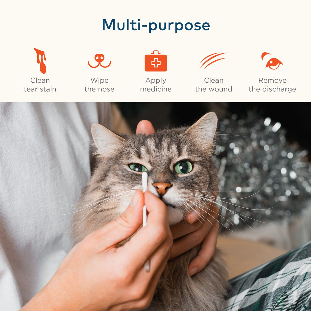 ARCA PET multi-use cleaning swabs suitable for lenses and devices.