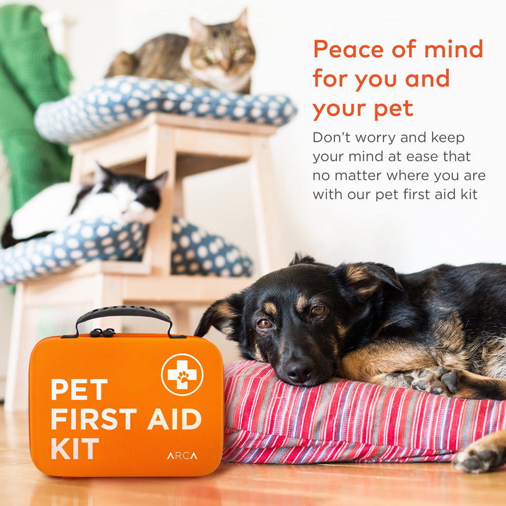 ARCA PET outdoor first aid kit ready for hiking and camping adventures