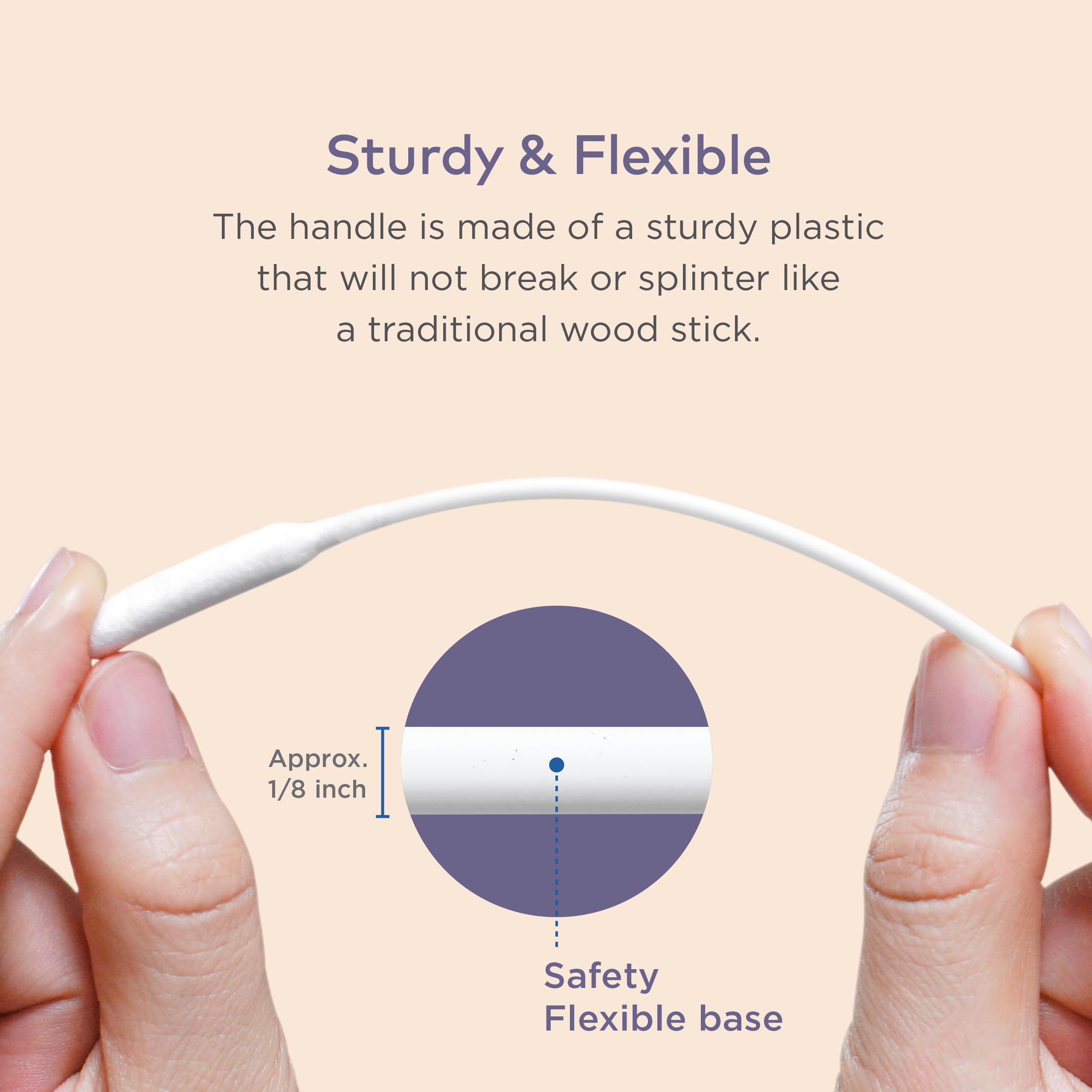 ARCA PET splinter-free PP handle prevents breakage during cleaning.