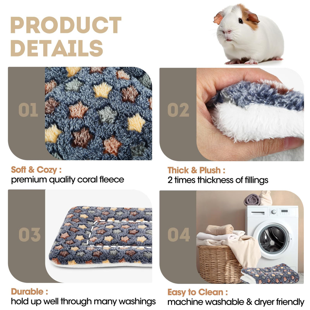 ARCTIC EAGLE Guinea Pig Bed 2 Pack absorbent layer detail promotes quick moisture handling.