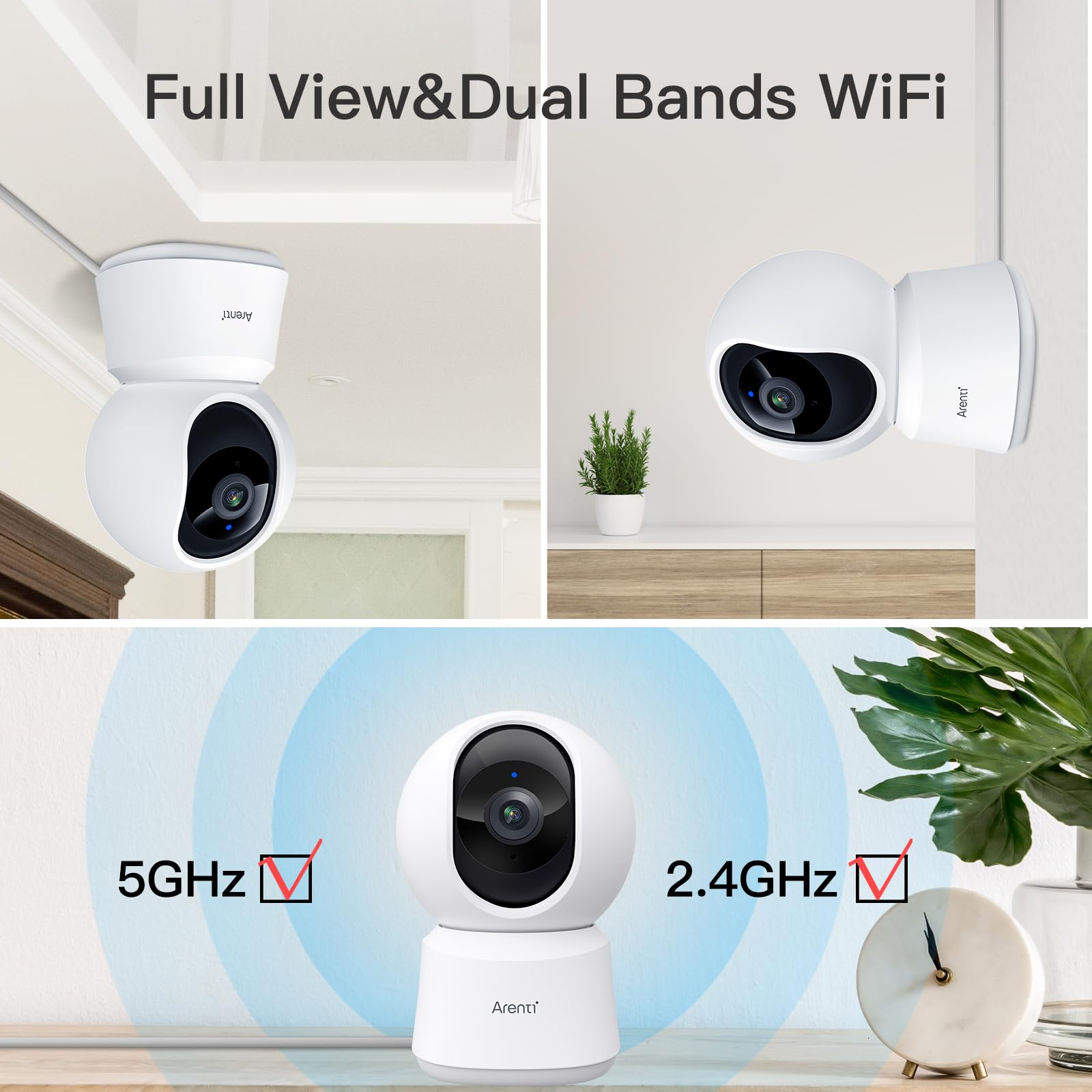 ARENTI 2-way talk baby monitor for easy family communication
