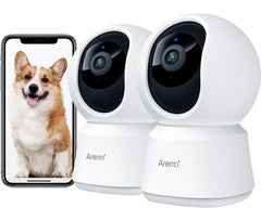 ARENTI 5G indoor camera front view for real-time home monitoring