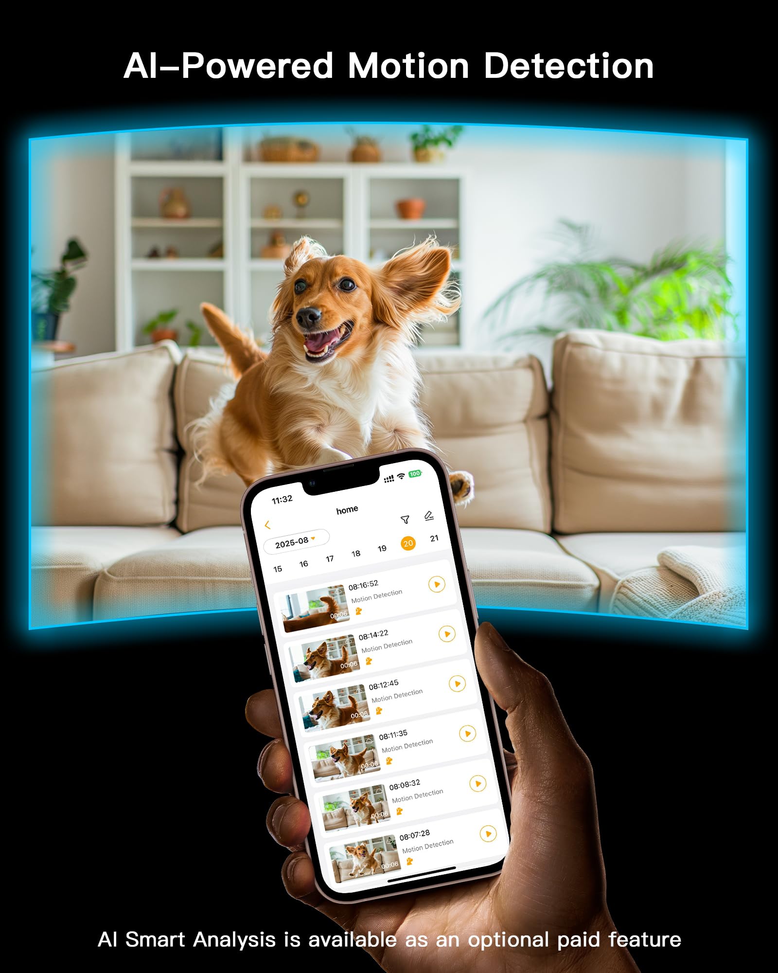 ARENTI app sharing lets family view feeds on up to five devices.