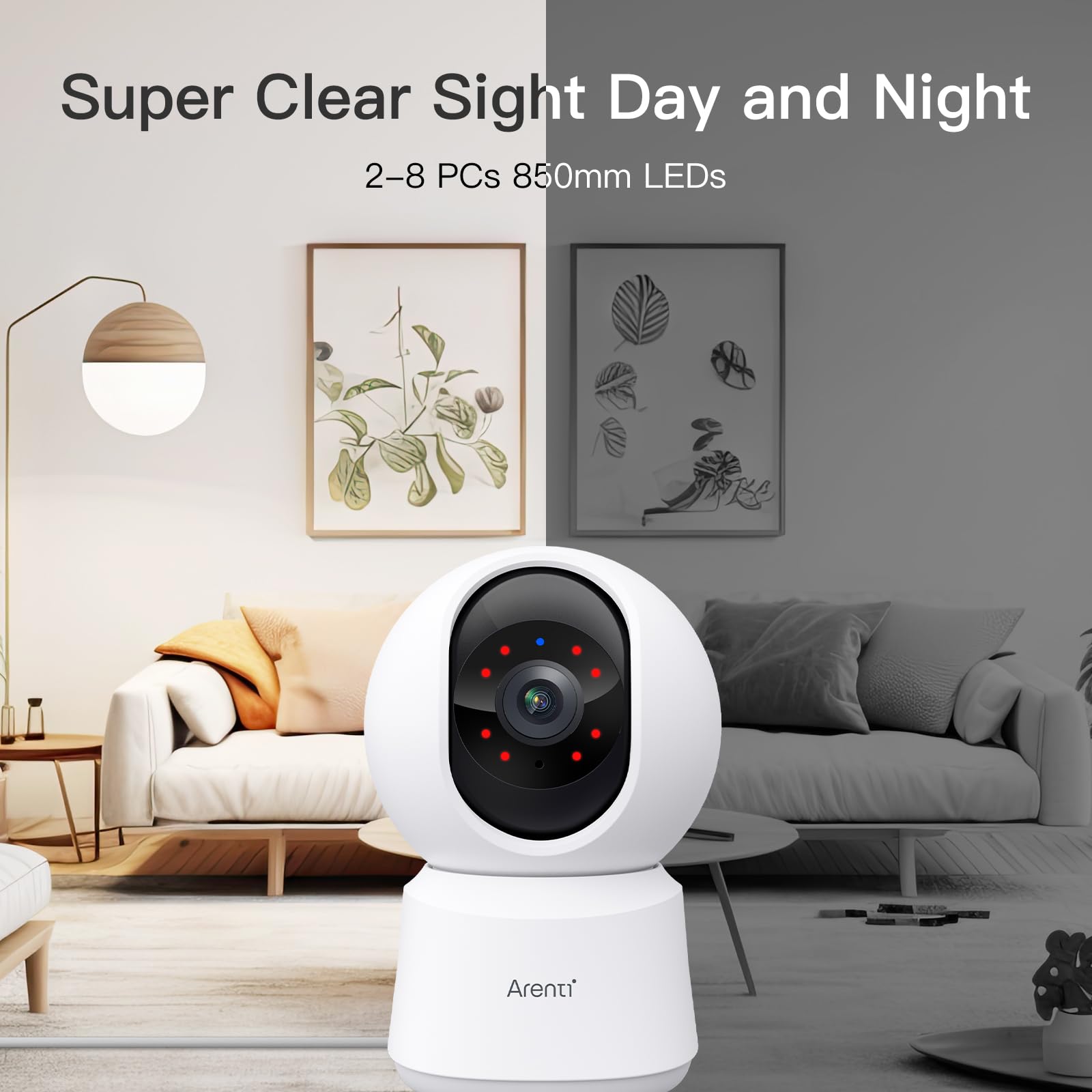 ARENTI cloud and SD storage enables flexible video history