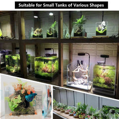 AREPK aquarium-light-bamboo-board displays renewable bamboo support with durable, stylish mounting.
