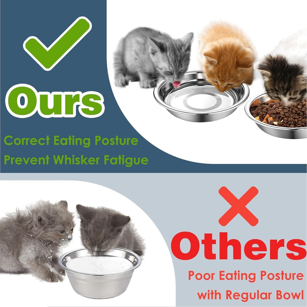 Arespark indoor-outdoor cat dishes for versatile use at home or away.