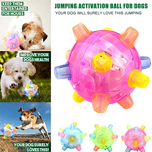 Arinda Jumping Activation Ball emits sounds to boost interactive training and curiosity