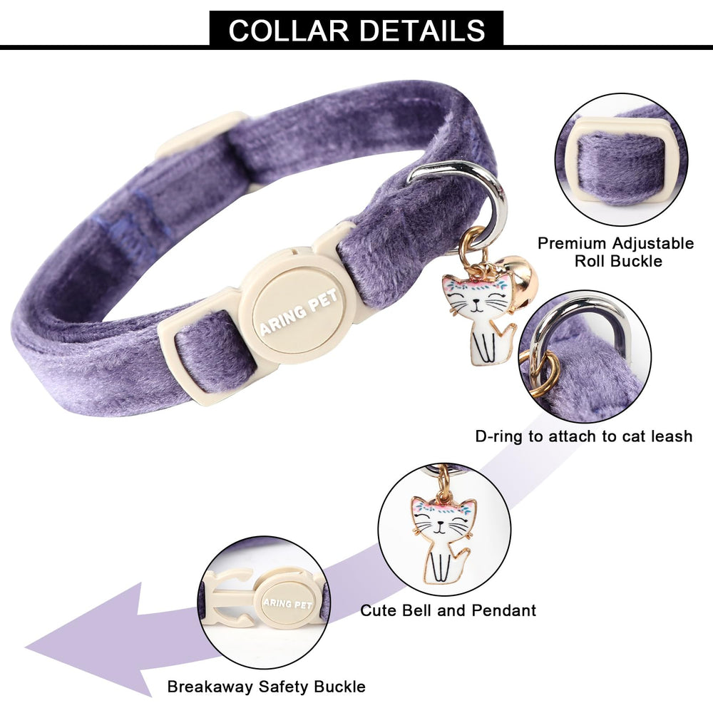 Aring Pet bell pendant collar with alerting bell and pendant accessory.