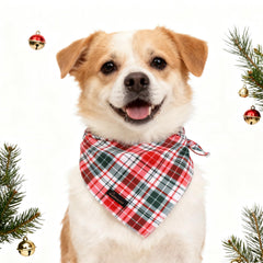 Aring Pet Christmas bandana pattern close-up highlighting seasonal print