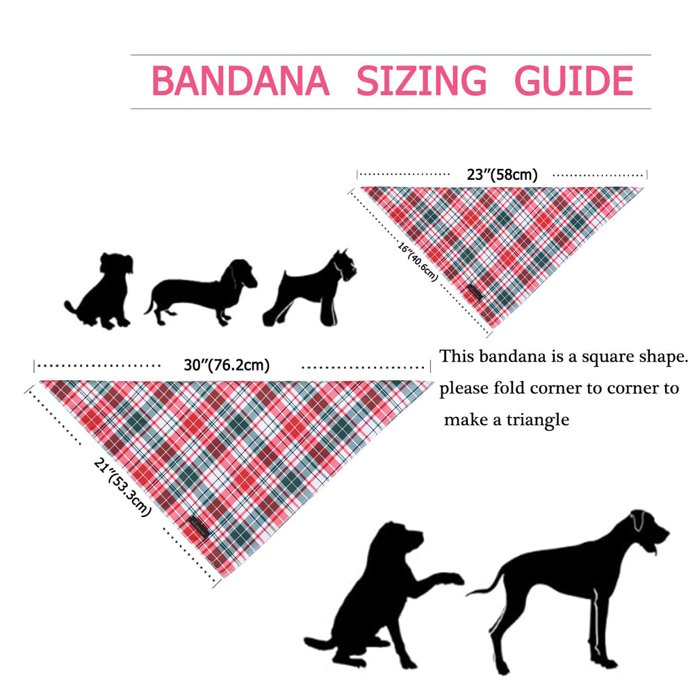 Aring Pet Christmas bandana soft cotton close-up for gentle wear