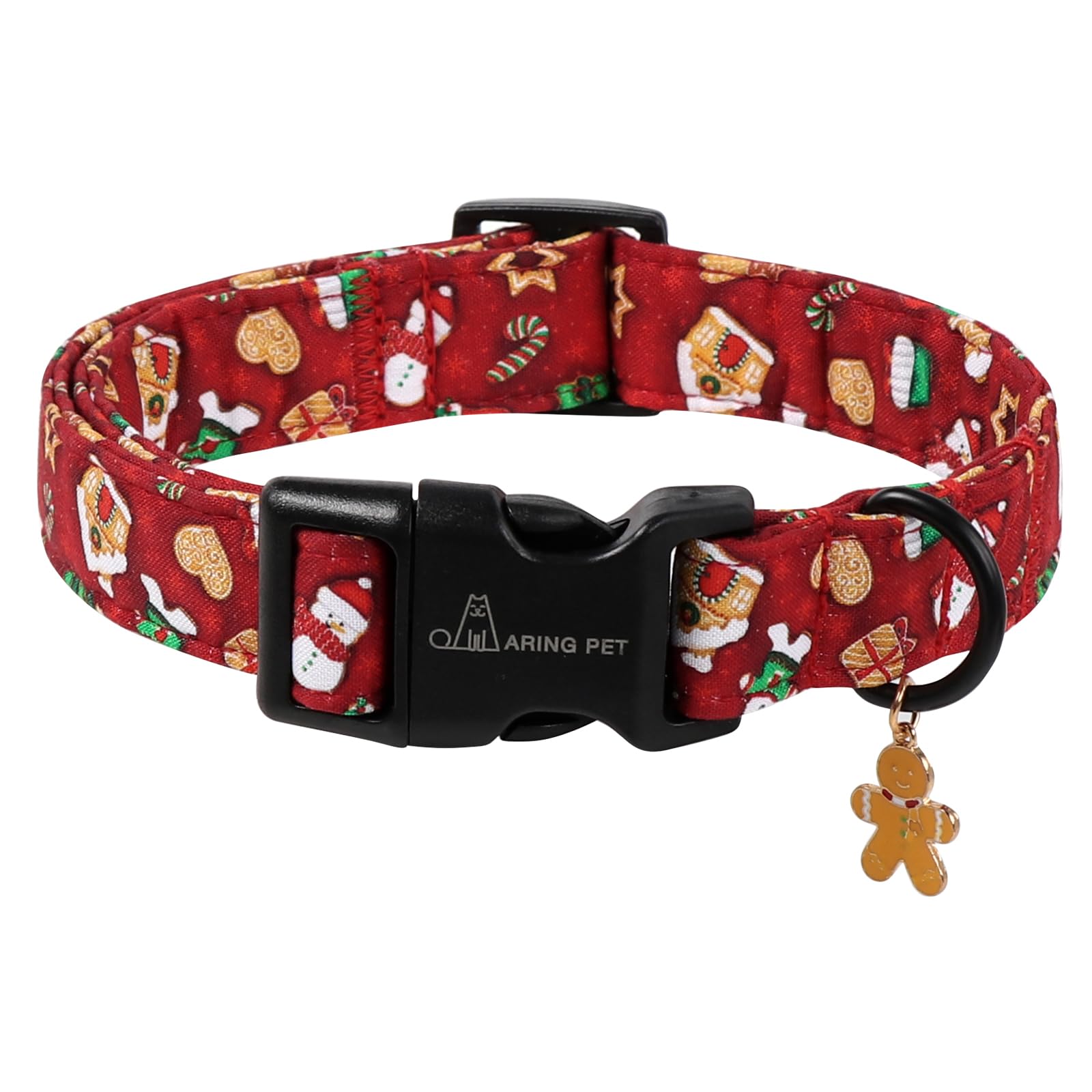 ARING PET Christmas dog collar snowman design for festive photos