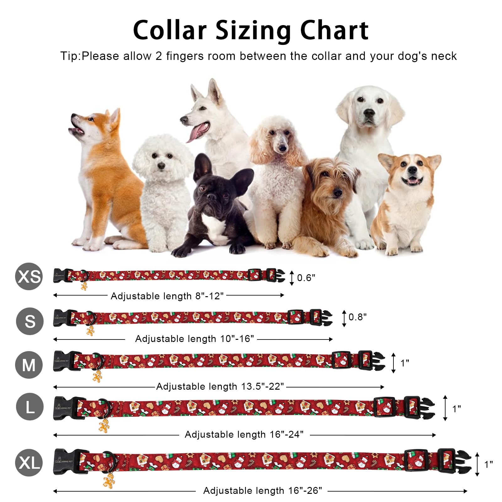 ARING PET machine-washable holiday collar for easy cleanup