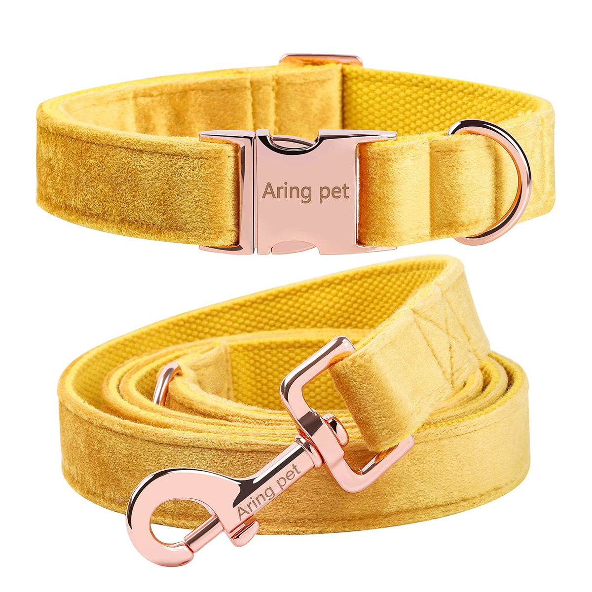 ARING PET Velvet Dog Collar packaging displays fancy gift presentation for gifting