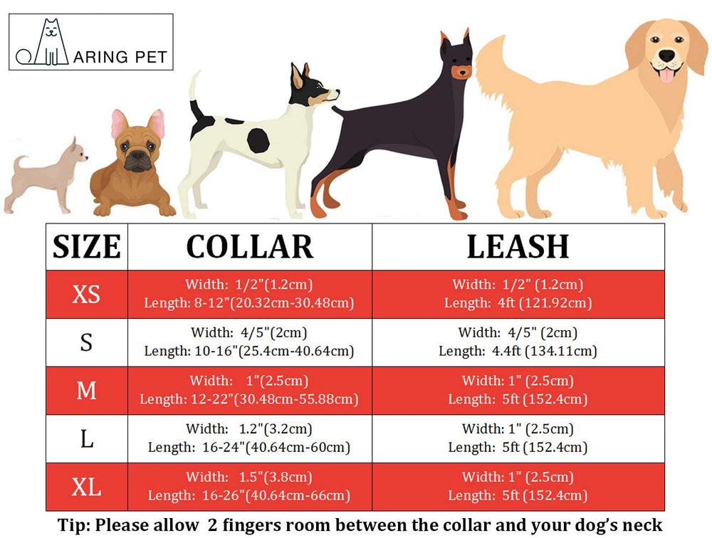 Aring Pet Velvet Dog Collar Set includes a red leash for festive matching.