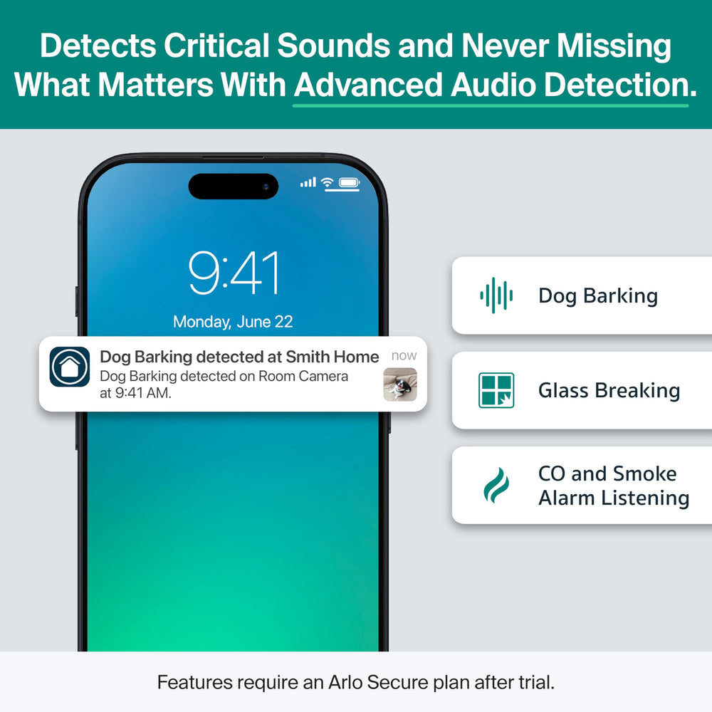 Arlo Essential night vision preserves visibility in low light for constant surveillance.