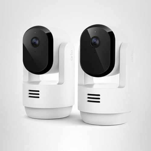 Arlo Essential plug-in power eliminates battery changes for continuous protection.