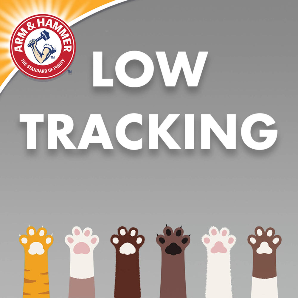 Arm & Hammer Double Duty Litter seal odor feature graphic indicating sealed odors.