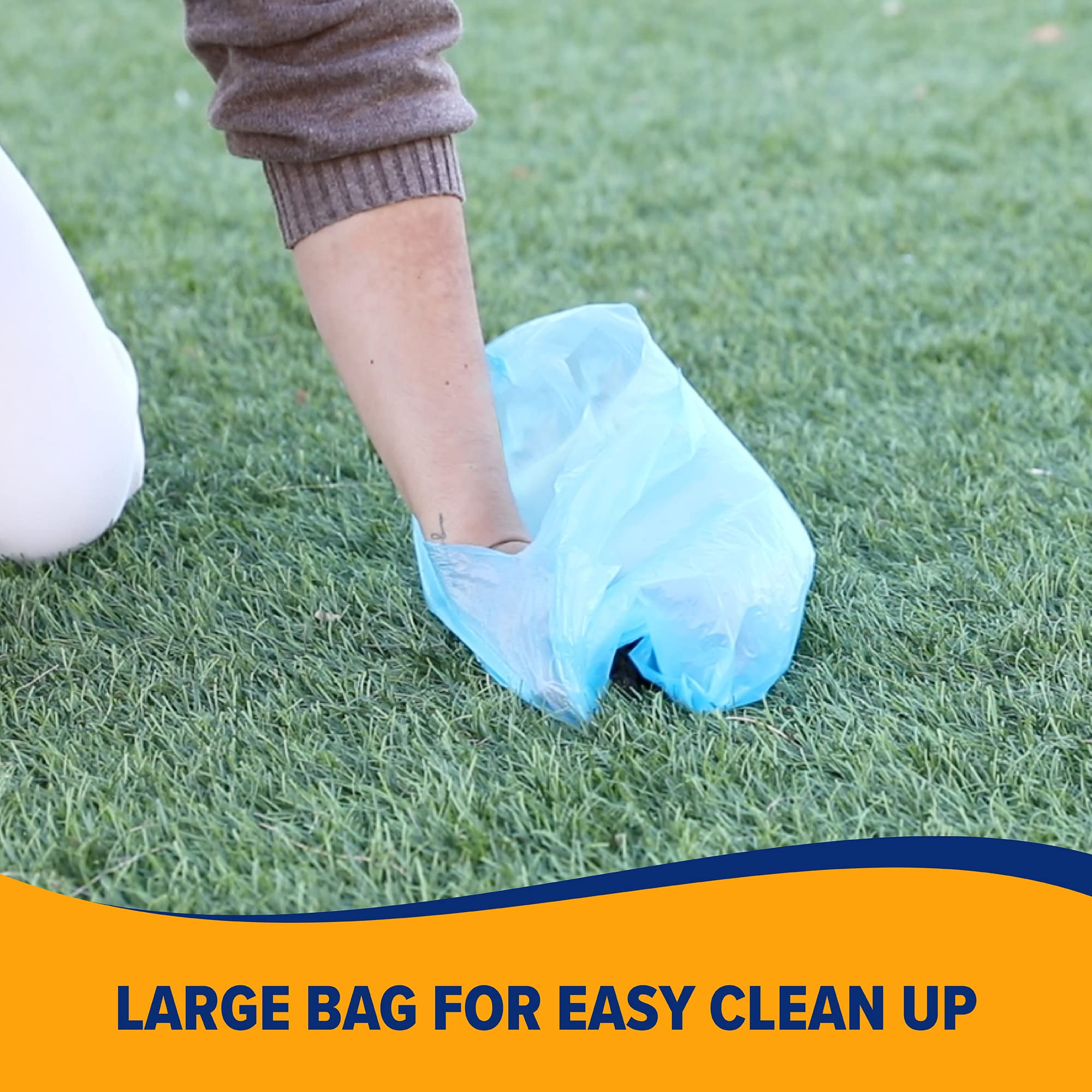 Arm & Hammer on-the-go bags ready for park and walk cleanup