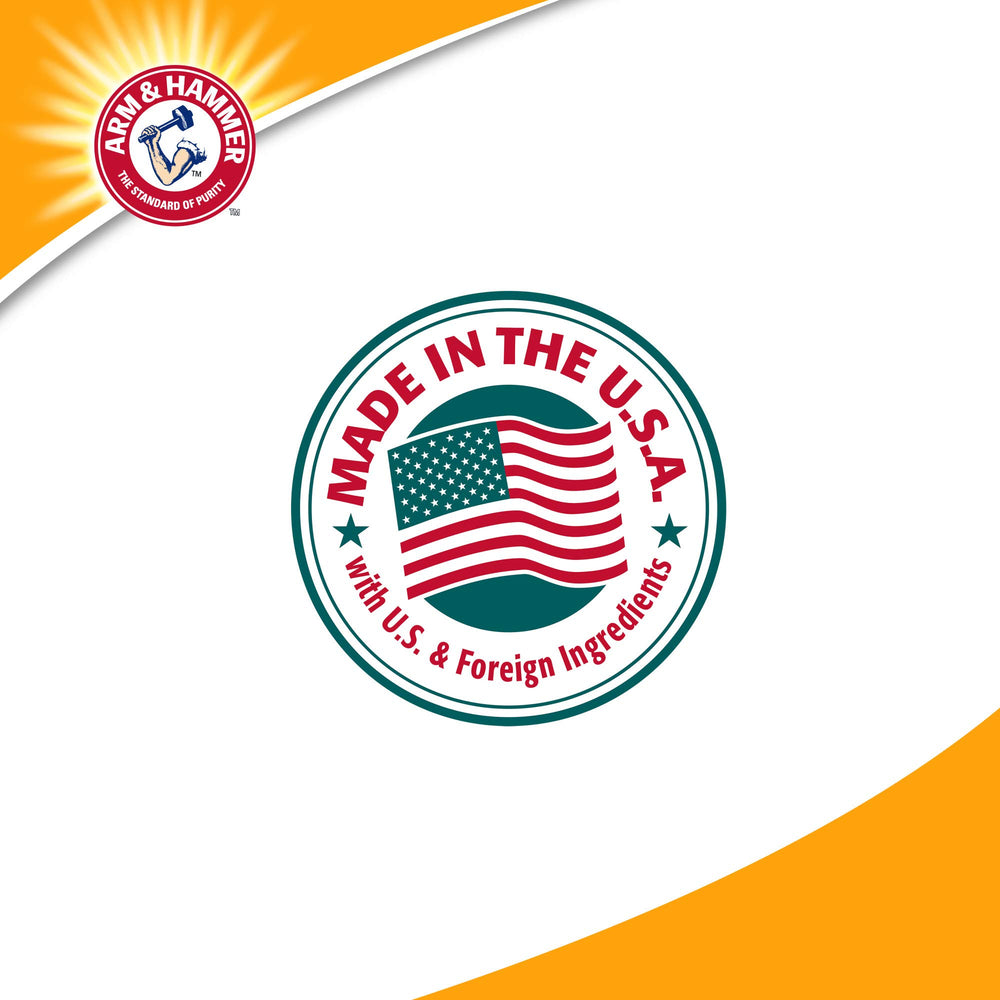 ARM & HAMMER Clump & Seal packaging on shelf.