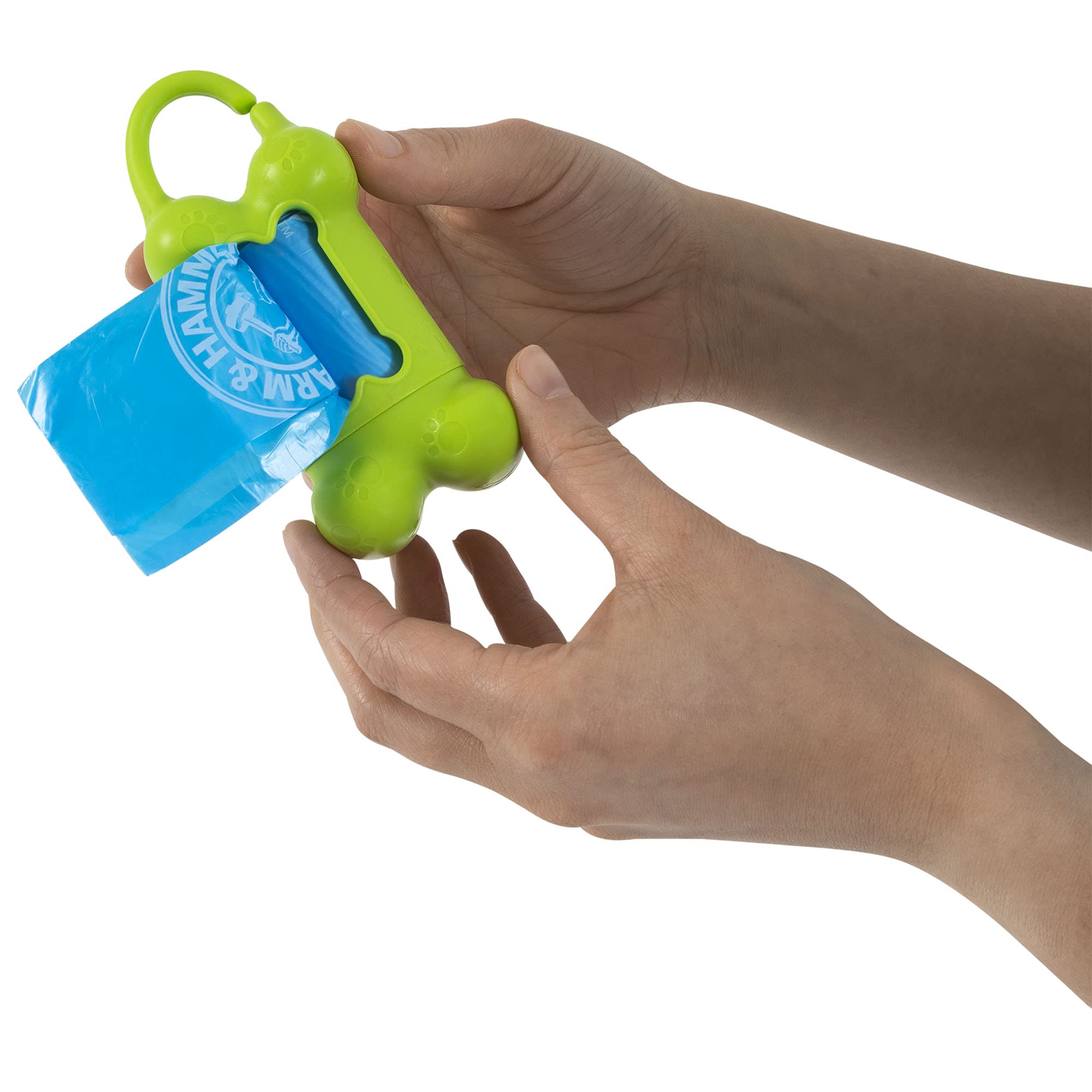 Arm & Hammer dispenser-compatible refills fit standard pet bag dispensers for easy use.