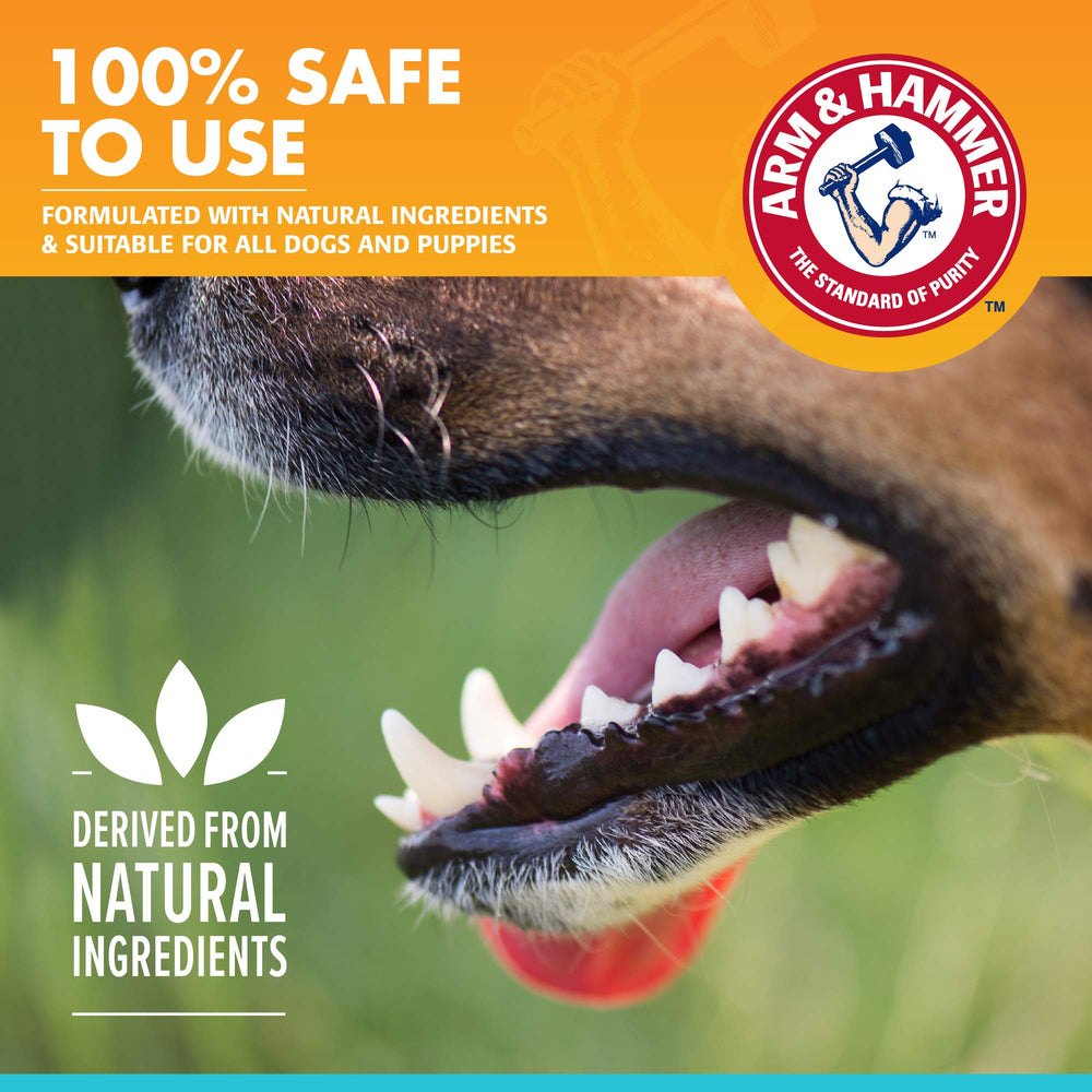 Arm & Hammer dog oral care spray supports tartar control.