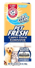 Arm & Hammer Pet Fresh Carpet Odor Eliminator bottle neutralizes odors for a fresher home