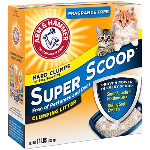 Arm & Hammer Super Scoop fragrance-free packaging supports fragrance-sensitive cats and owners