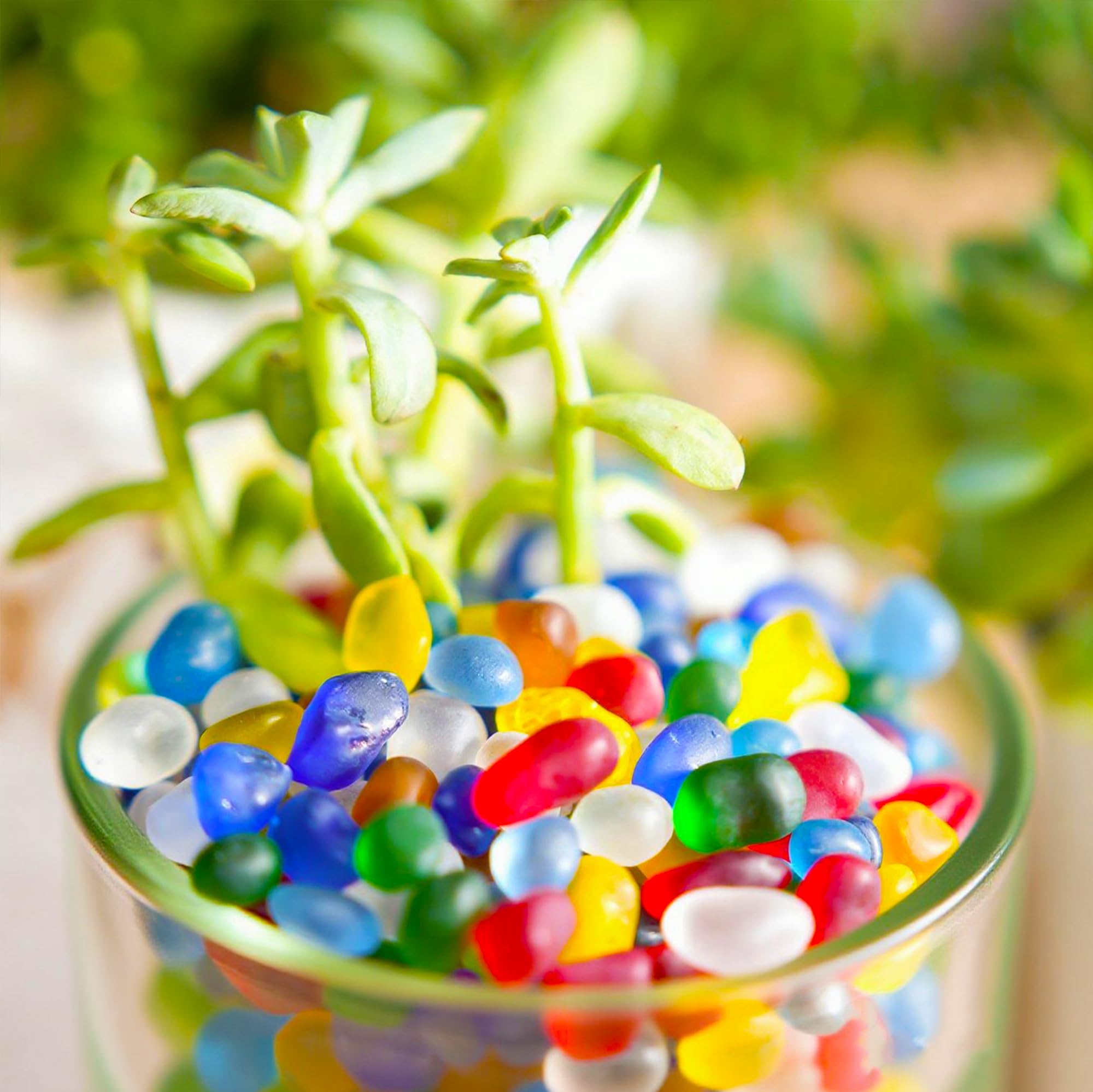 Armas kodu Sea Glass Stones colorful frosted gems enhance home decor.