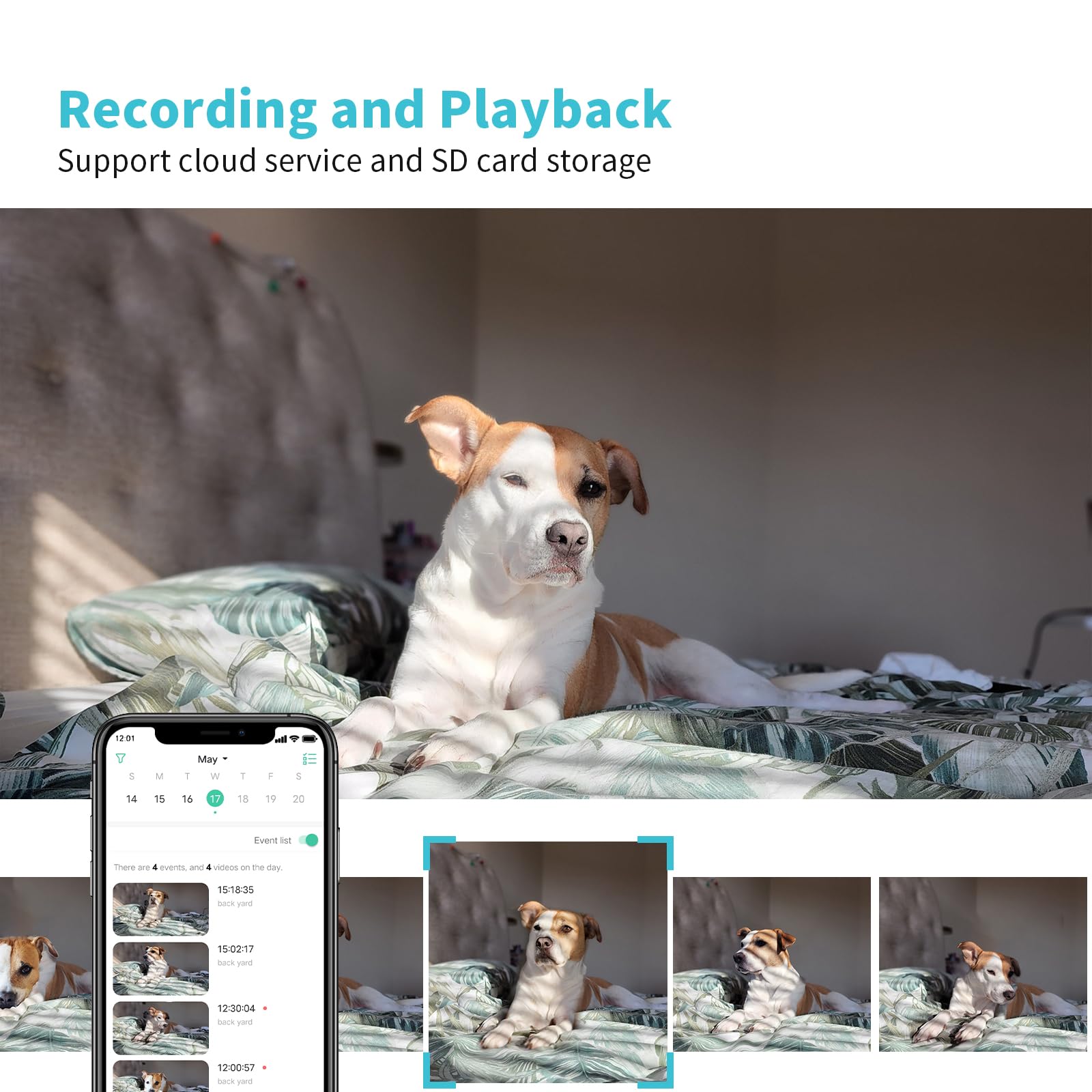 Armorcope two-way audio lets you talk to pets and family.