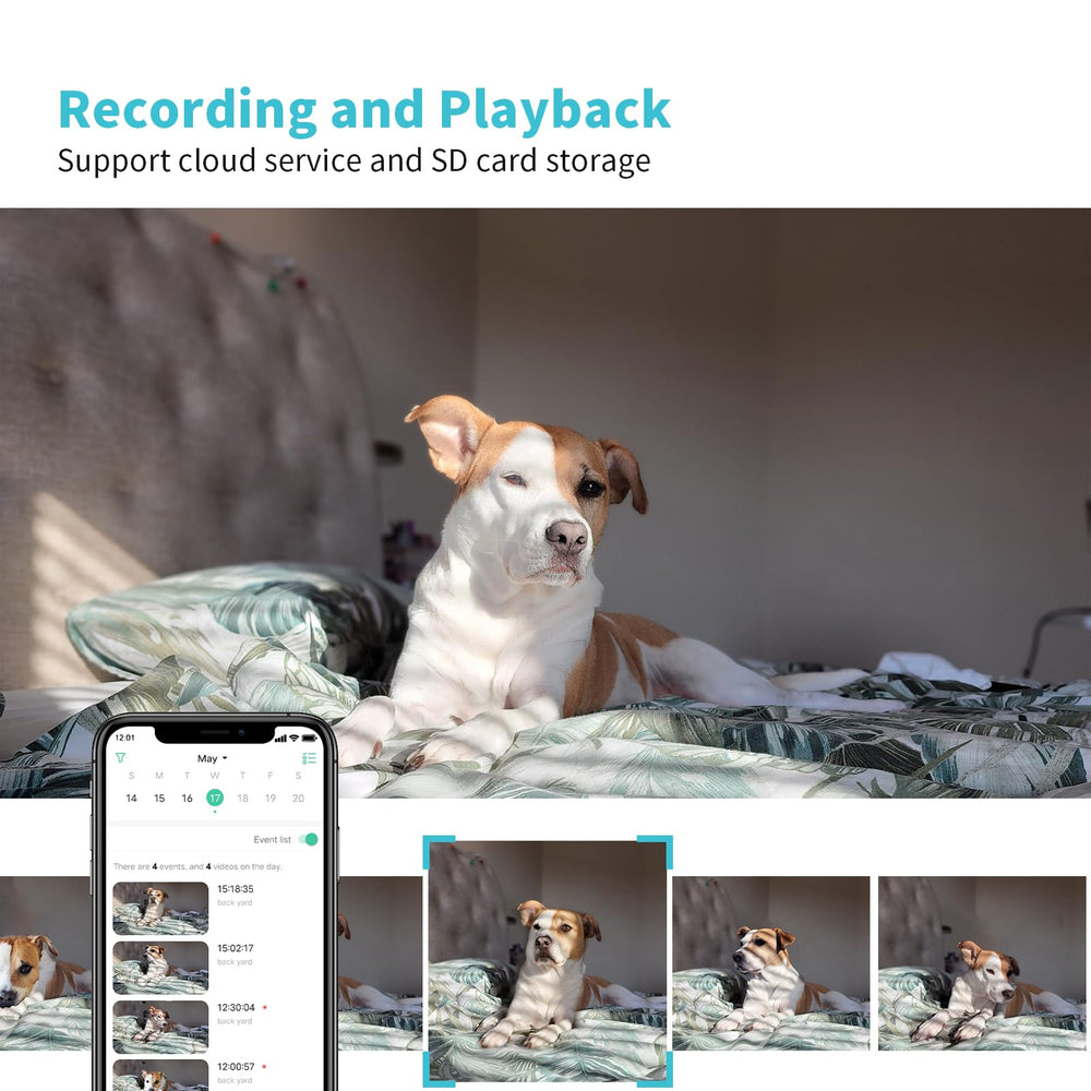 Armorcope two-way audio lets you talk to pets and family.