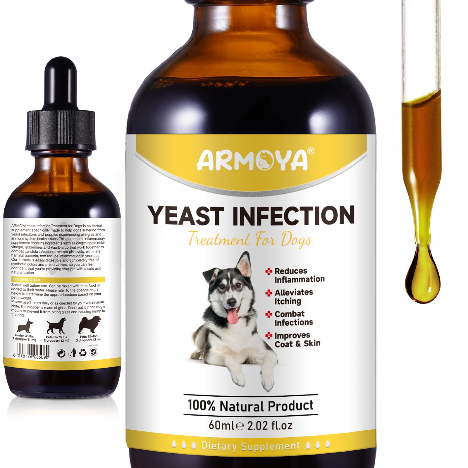 ARMOYA happy tails guarantee badge – confidence in a safe, satisfactory purchase