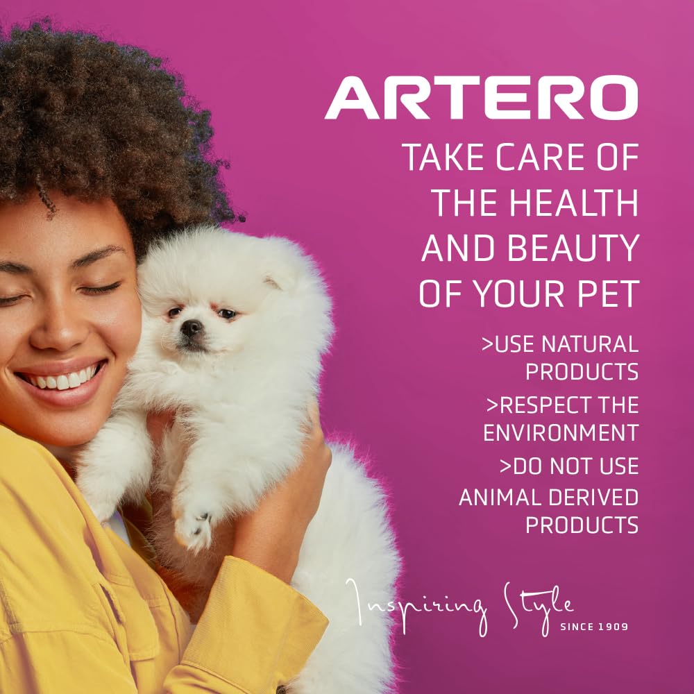 Artero Flash Shine after brushing leaves a polished, non-greasy finish.