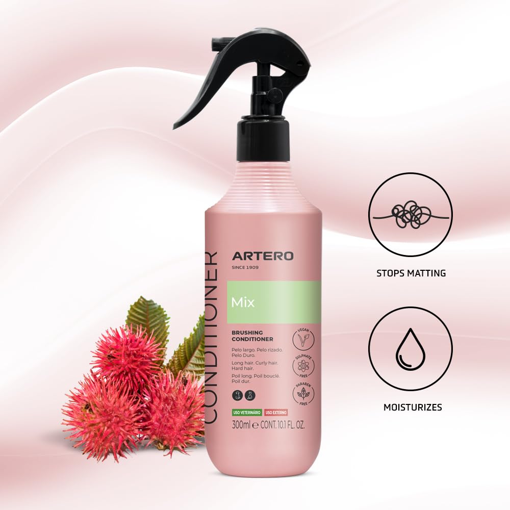 Artero Mix application brush shows effortless brushing with anti-static action.
