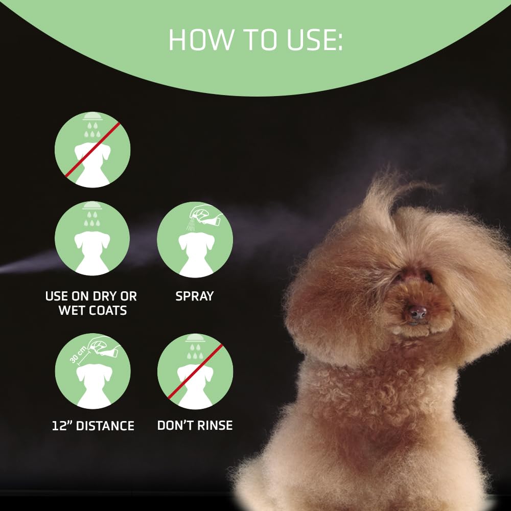 Artero Mix dry-coat-brushing shot highlights direct spray and tangle-free finish.
