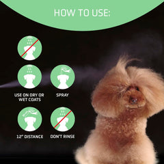 Artero Mix dry-coat-brushing shot highlights direct spray and tangle-free finish.