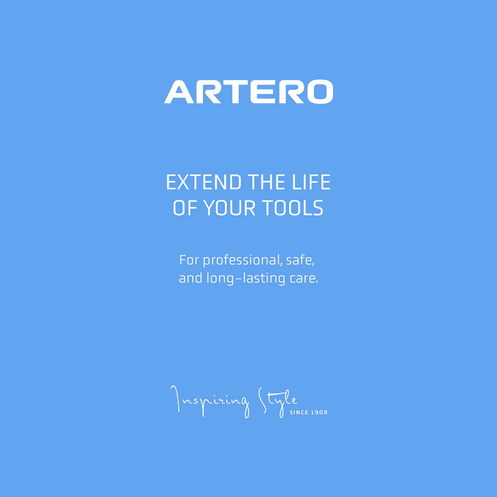 Artero Oil Fresh aluminum container protects tools and packaging.